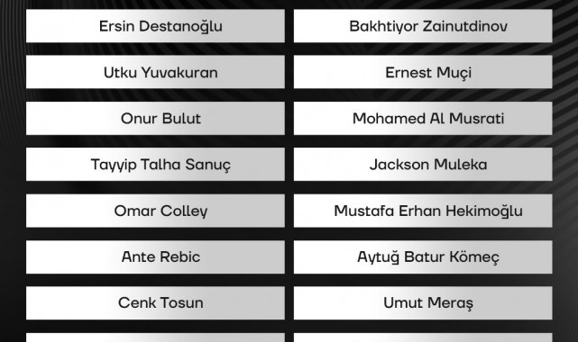Beşiktaş'ın Kayserispor maçı kamp kadrosu belli oldu