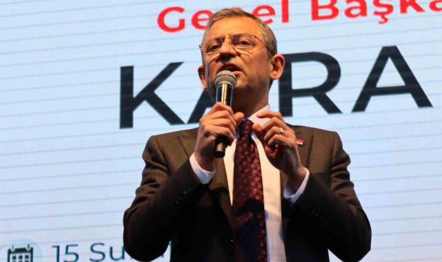 CHP Genel Başkanı Özel, halk buluşmasında İzmirlilere seslendi