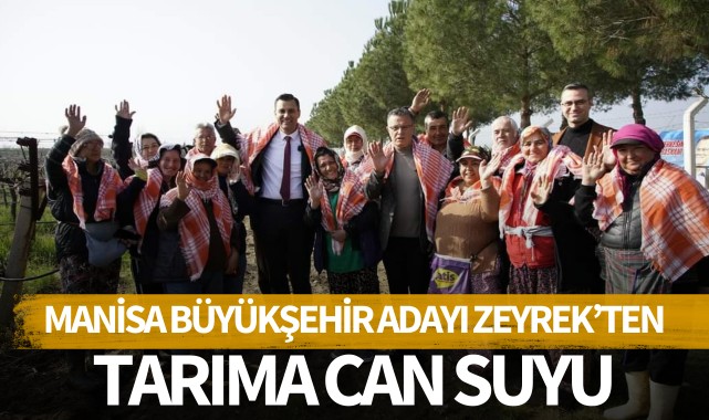 Ferdi Zeyrek'ten tarıma can suyu