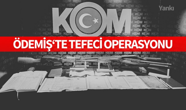 İzmir'de tefecilik operasyonu: 5 gözaltı