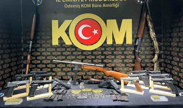 Ruhsatsız silah operasyonu: 5 gözaltı