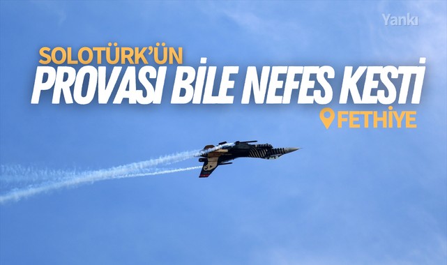SOLOTÜRK'ün provası bile nefes kesti