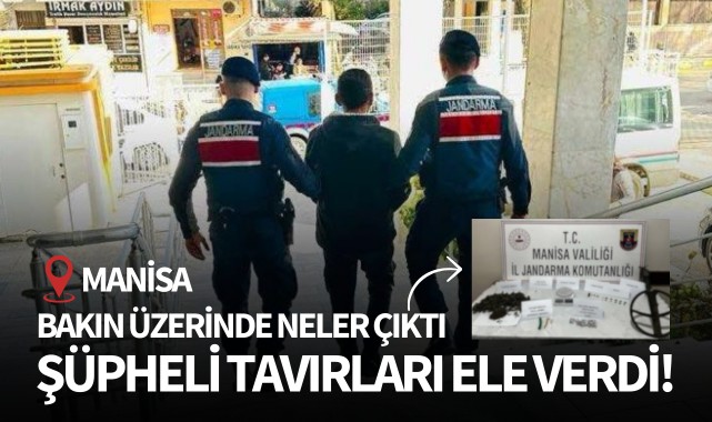 Şüpheli tavırları ele verdi!