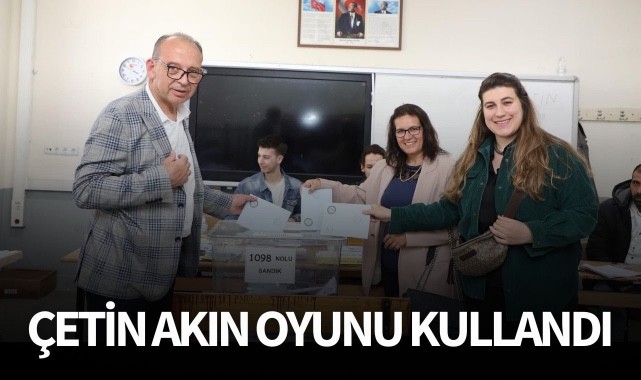 Çetin Akın Oyunu Kullandı
