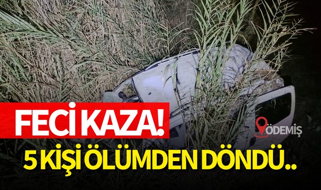 Feci kaza! 5 kişi ölümden döndü..