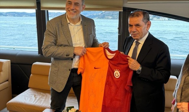 Galatasaray Başkanı Dursun Özbek, Martin Jahn ile bir araya geldi