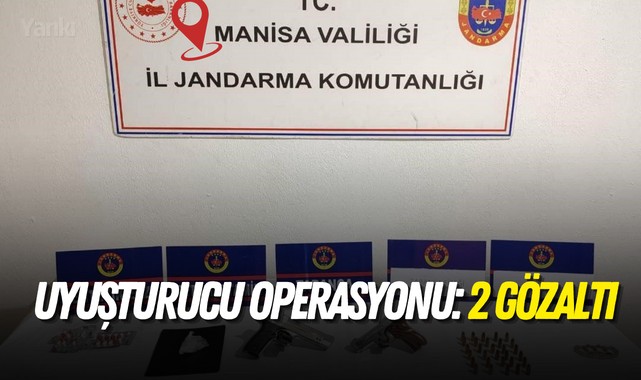 Manisa'da uyuşturucu operasyonu: 2 gözaltı