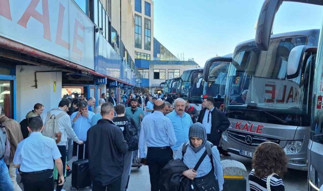 15 Temmuz Demokrasi Otogarı'nda 'Bayram' yoğunluğu