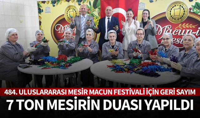 7 ton mesir macununun duası yapıldı
