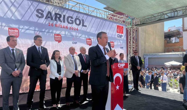 Özel Sarıgöl'de halka seslendi: "Kimse istiyor diye kimseyle kavga etmem"