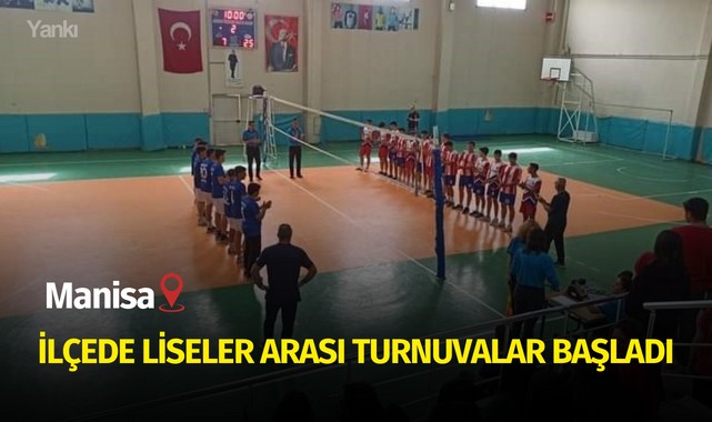 İlçede liseler arası turnuvalar başladı