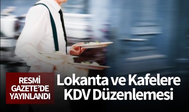 Lokanta ve kafelerde KDV düzenlemesi