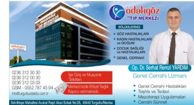 Op.Dr. Yıldırım, Odakgöz Tıp'ta hasta kabulüne başladı