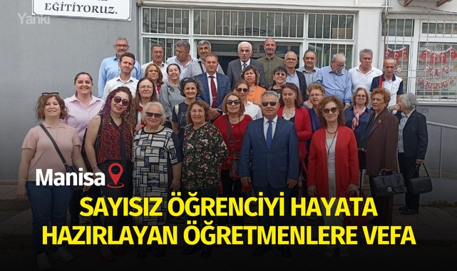 Sayısız öğrenciyi hayata hazırlayan öğretmenlere vefa