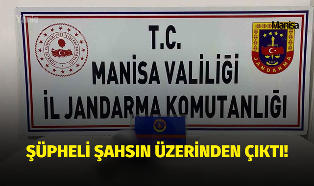 Şüpheli şahsın üzerinden çıktı!