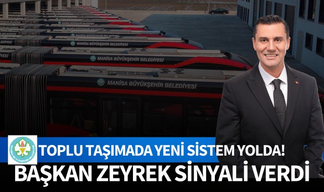 Toplu taşımada yeni sistem yolda!