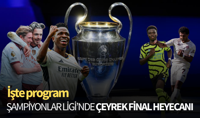 UEFA Şampiyonlar Ligi'nde çeyrek final heyecanı