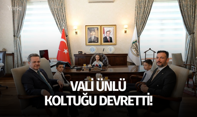 Vali Ünlü koltuğu devretti!