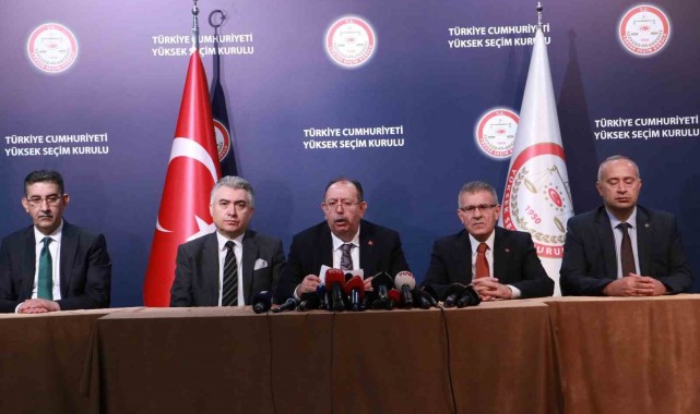 YSK Başkanı Yener, Mahalli İdareler Genel Seçimleri geçici sonuçlarını açıkladı