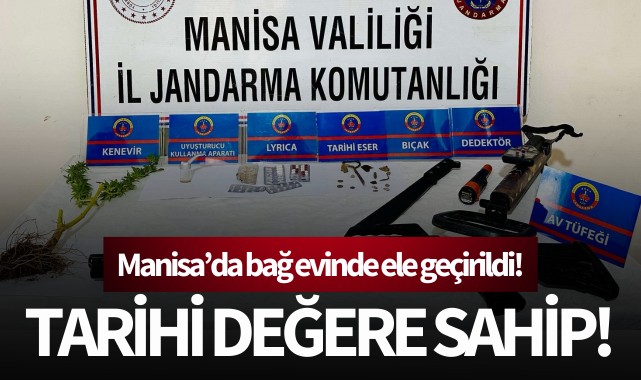 Bağ evinde ele geçirildi: Tarihi değere sahip!