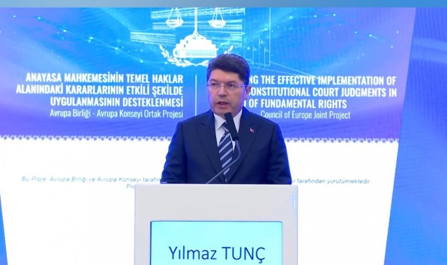 Bakan Tunç: "Uluslararası hukuk Filistin konusunda hiçbir etki sağlayamıyor"