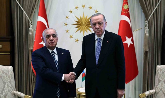 Cumhurbaşkanı Erdoğan, Azerbaycan Başbakanı Asadov'u kabul etti