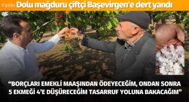 Dolu mağduru çiftçi Başevirgen'e dert yandı