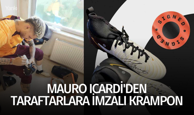 Mauro Icardi'den taraftarlara imzalı krampon