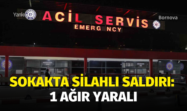 Sokakta silahlı saldırı: 1 ağır yaralı