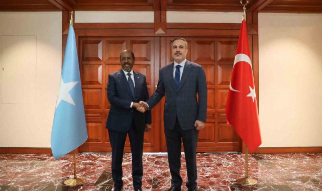 Bakan Fidan, Somali Cumhurbaşkanı Mahmud ile görüştü