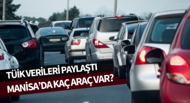 TÜİK açıkladı: Manisa'da kayıtlı kaç araç var?