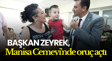 Başkan Zeyrek, Manisa Cemevi'nde oruç açtı