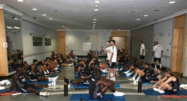 Beşiktaş, Slovenya'da ilk antrenmanını yaptı