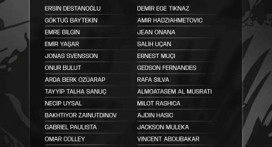 Beşiktaş'ın Slovenya kamp kadrosu belli oldu