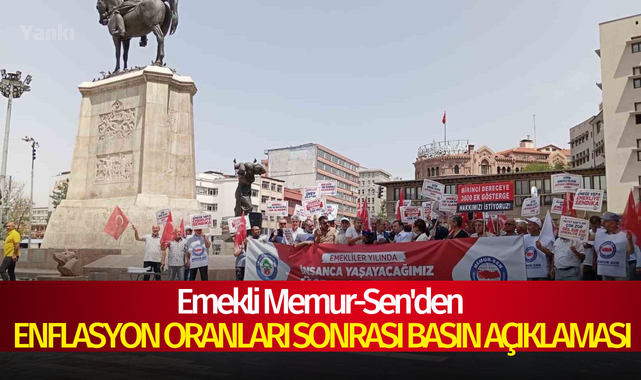 Emekli Memur-Sen'den enflasyon oranları sonrası basın açıklaması