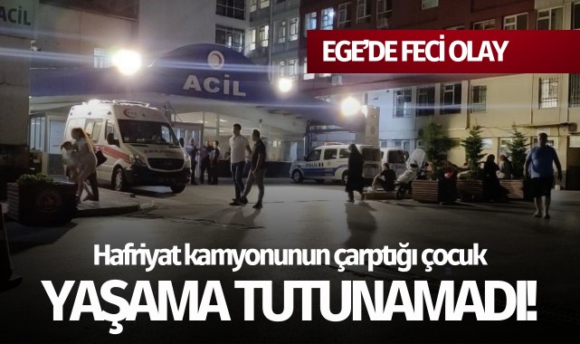 Hafriyat kamyonunun çarptığı bisikletli çocuk hayatını kaybetti