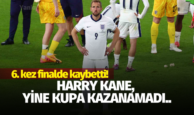 Harry Kane, yine kupa kazanamadı.. 6. kez finalde kaybetti!