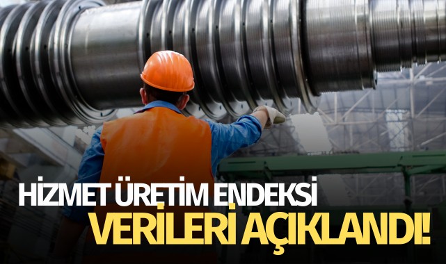 Hizmet Üretim Endeksi verileri açıklandı!