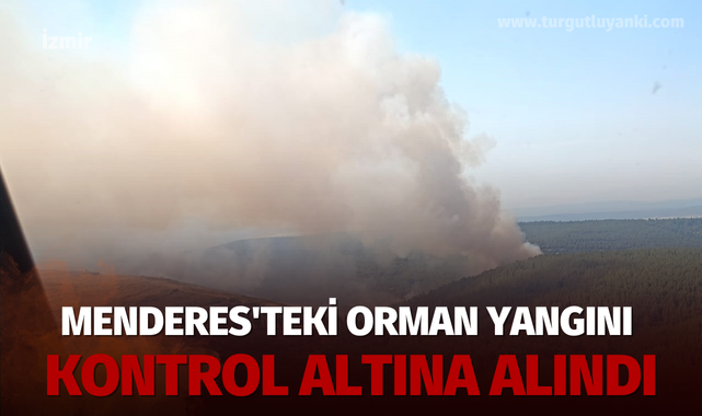 Menderes'teki orman yangını kontrol altında