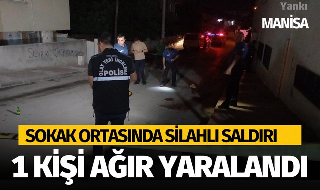Sokak ortasında silahlı saldırı! 1 kişi yaralandı
