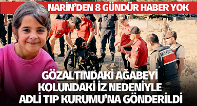 Narin'in ağabeyi kolundaki iz nedeniyle Adli Tıp'a gönderildi
