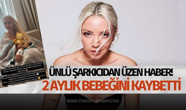 Ünlü şarkıcıdan üzen haber! 2 aylık bebeğini kaybetti