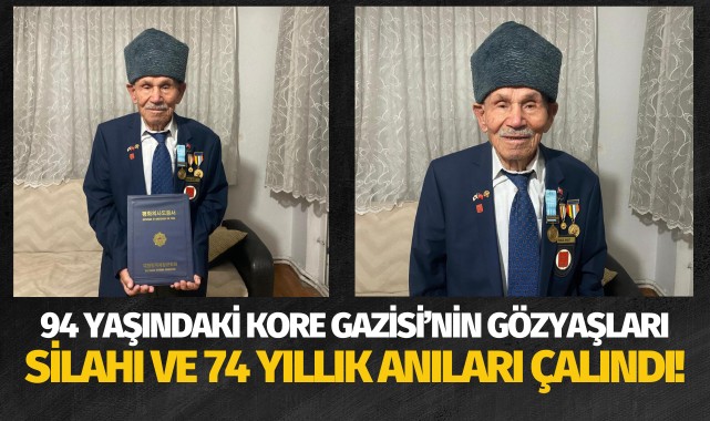 94 yaşındaki Kore Gazisi'nin gözyaşları!