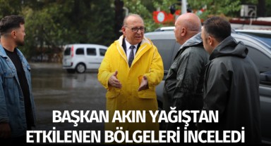 Başkan Çetin Akın ve MASKİ Genel Müdürü Talat Postacı Yağıştan Etkilenen Bölgeleri İnceledi