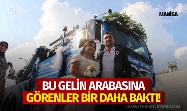 Bu gelin arabasına görenler bir daha baktı!
