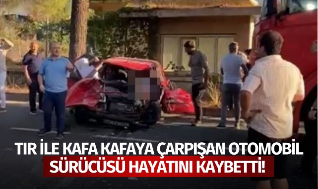 Ege'de feci kaza: Otomobil sürücüsü hayatını kaybetti!