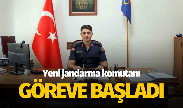 Gördes'in yeni jandarma komutanı göreve başladı