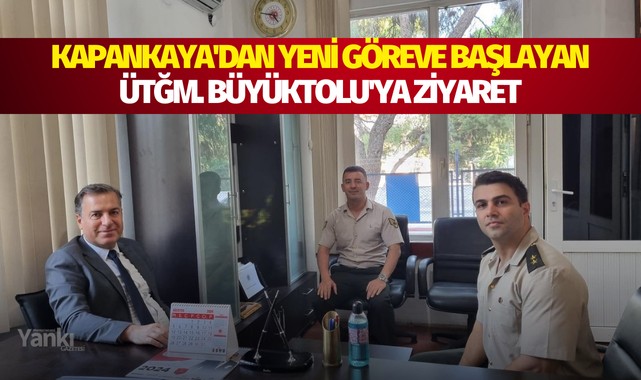 Kapankaya'dan yeni göreve başlayan Ütğm. Büyüktolu'ya ziyaret