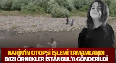 Narin'in otopsisi tamamlandı, bazı örnekler İstanbul'a gönderilecek