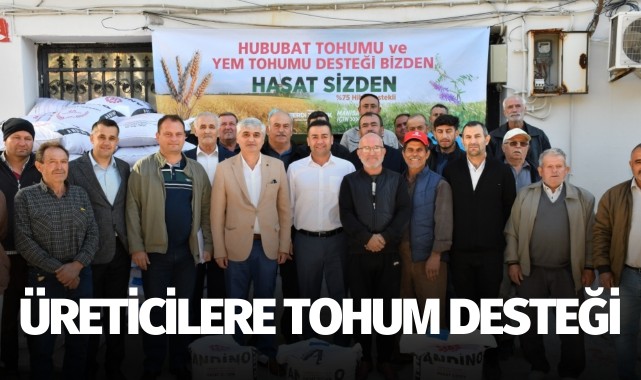 Manisa'da üreticilere tohum desteği